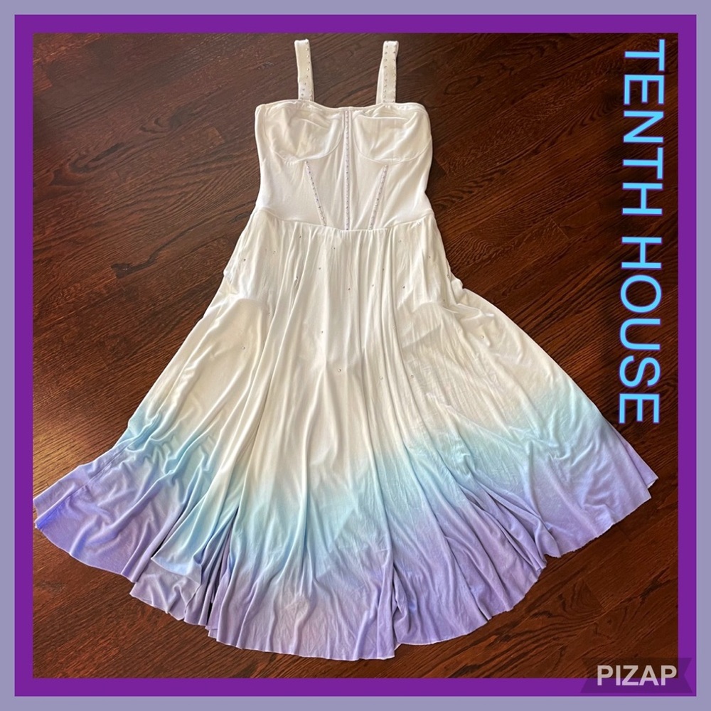 TENTH HOUSE DANCE COSTUME White/Blue/Lavender